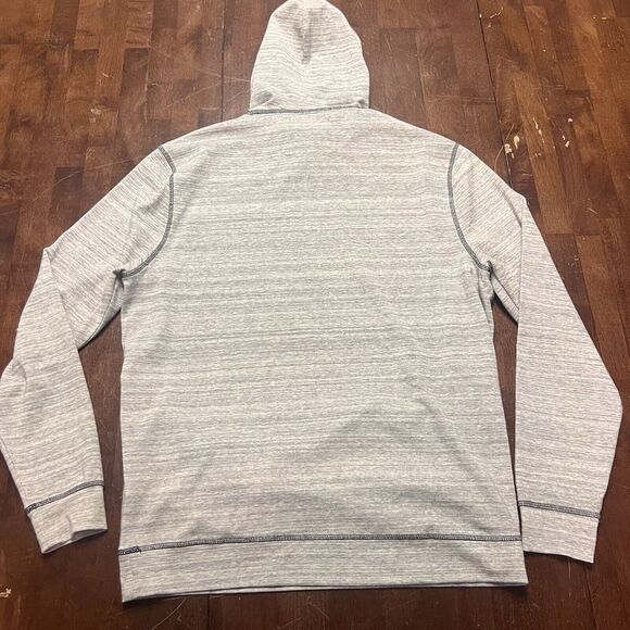 Johnnie O Peppers Light Gray heather Men's Hanging Out hoodie pullover shirt - Picture 7 of 9